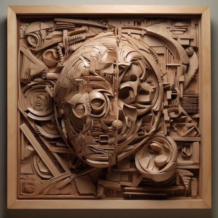 نموذج ثلاثي الأبعاد لآلة CNC 3D Art 